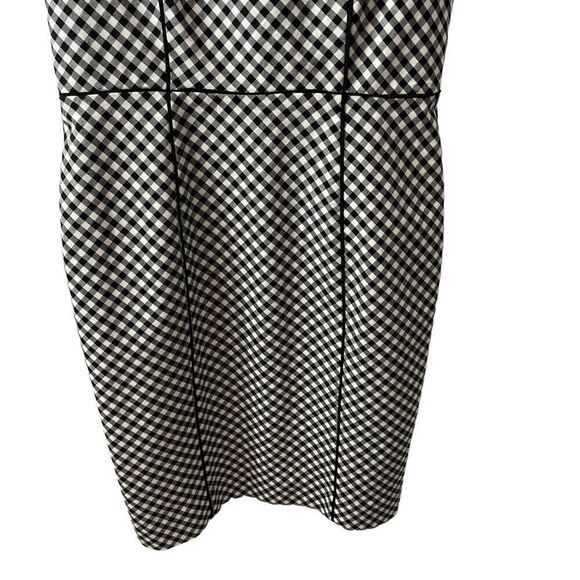 White House Black Market Gingham Check Dress Size 4 - Picture 5 of 9